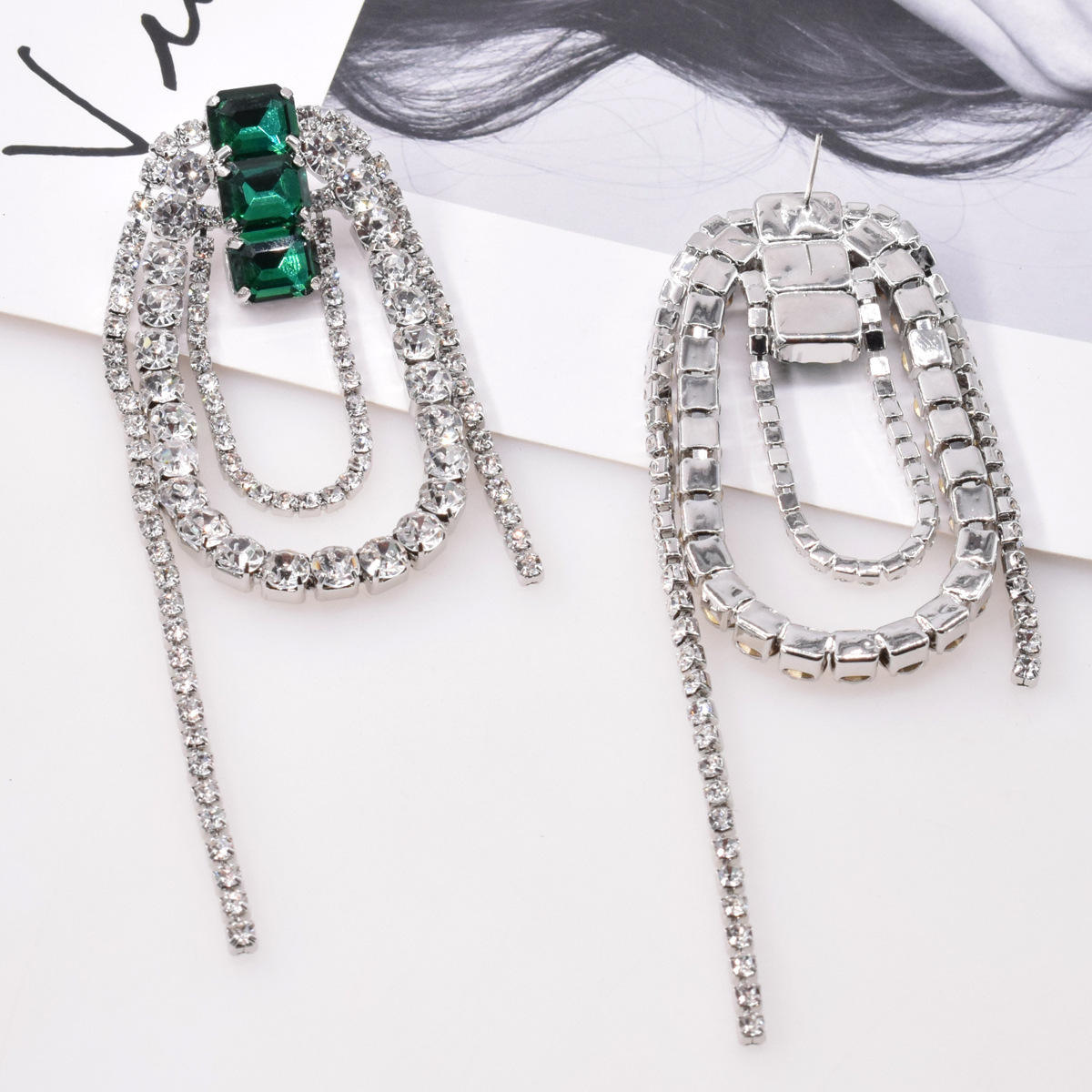 Emerald Siren Earrings