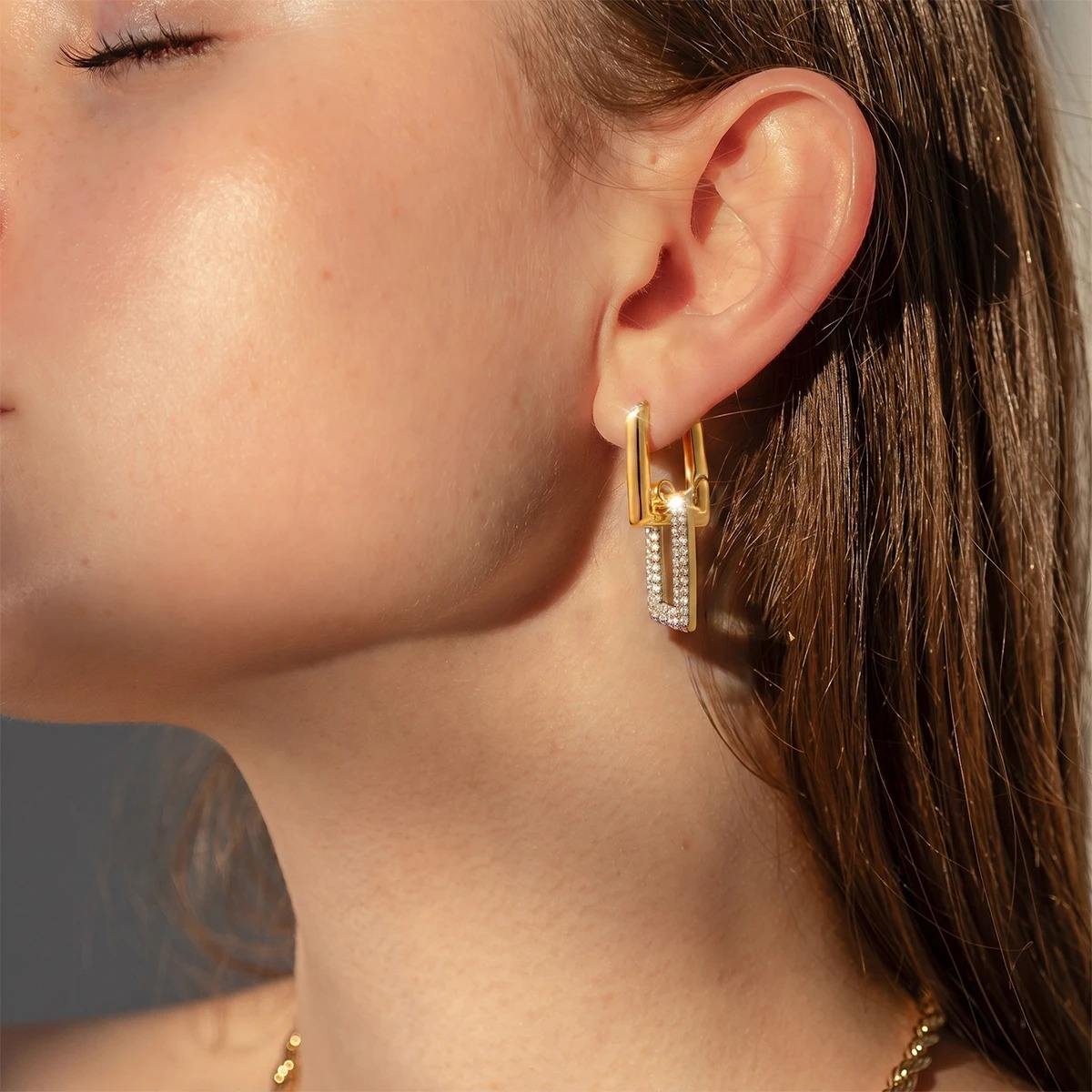 Linear Luxe Earrings