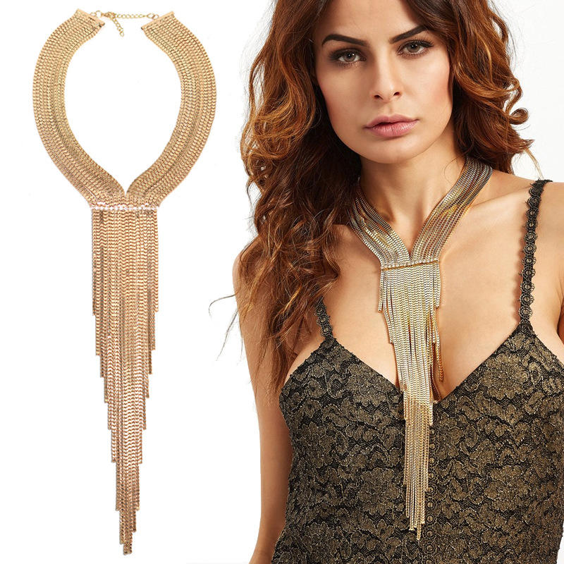 Opaline Waterfall Necklace