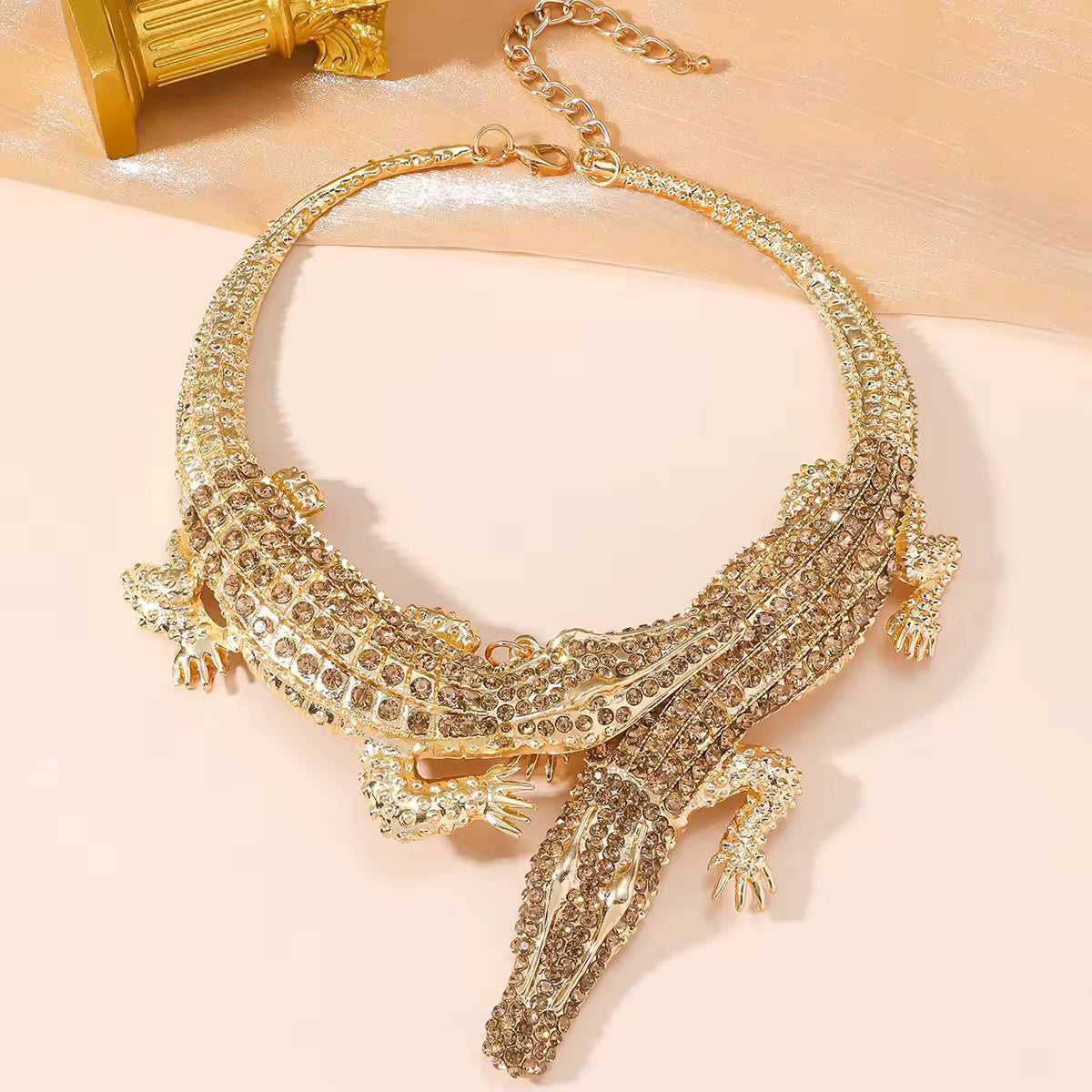 Croc Statement Necklace