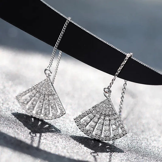 Fan Drop Earring