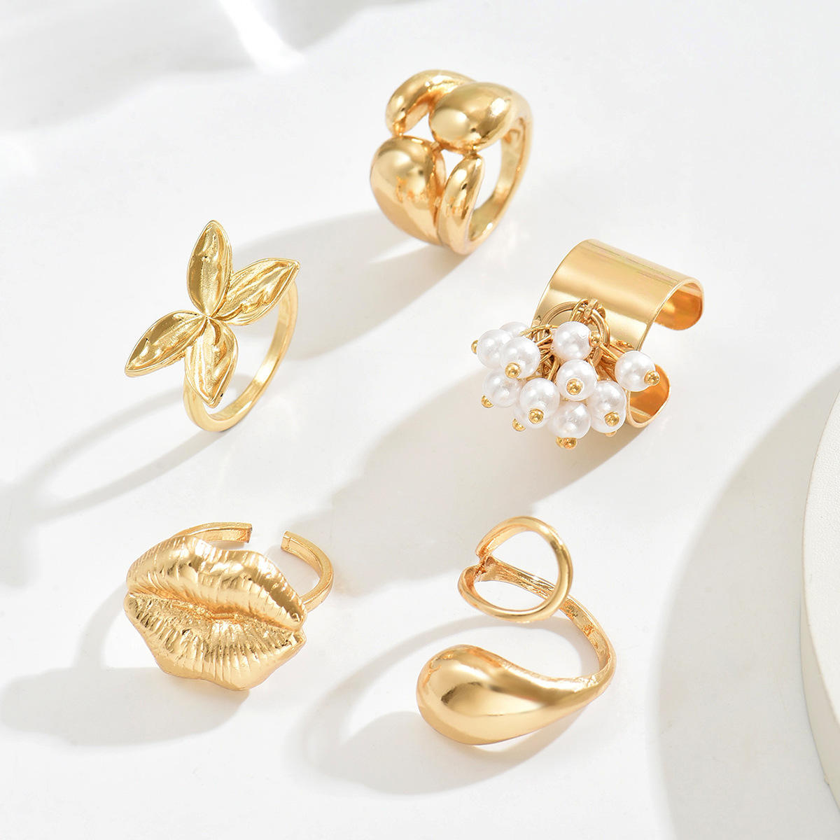 Power Glam ring set