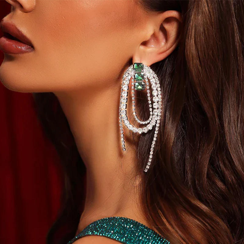 Emerald Siren Earrings
