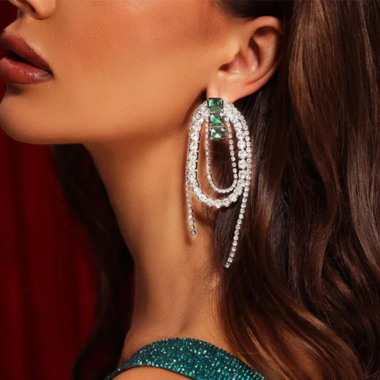 Emerald Siren Earrings