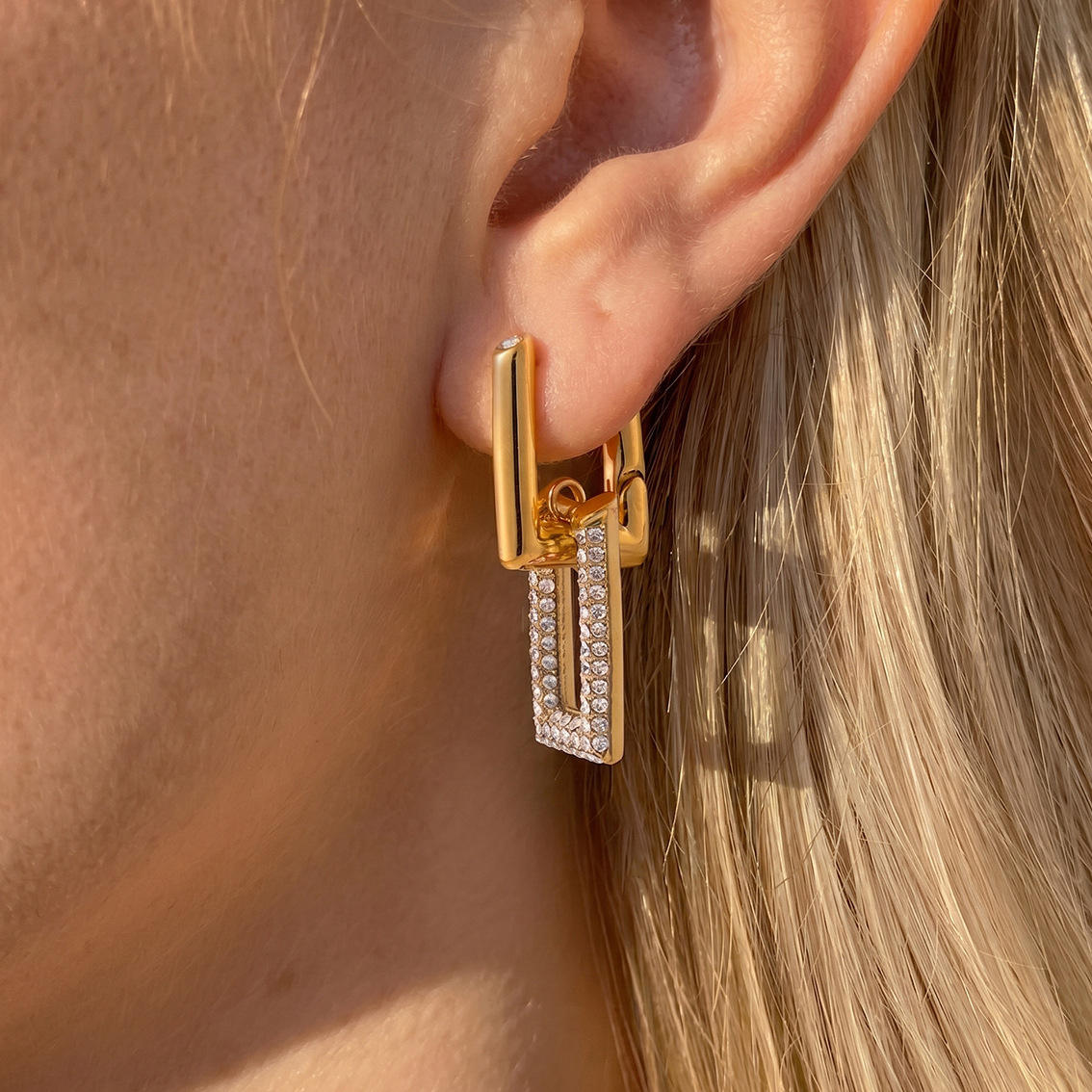 Linear Luxe Earrings
