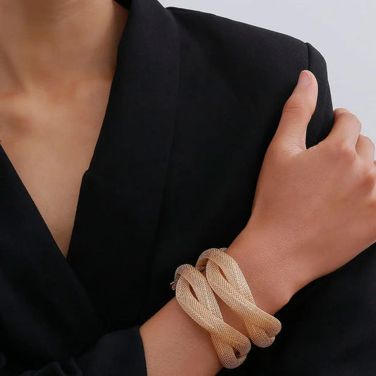Rope Chain Cuff Bracelet