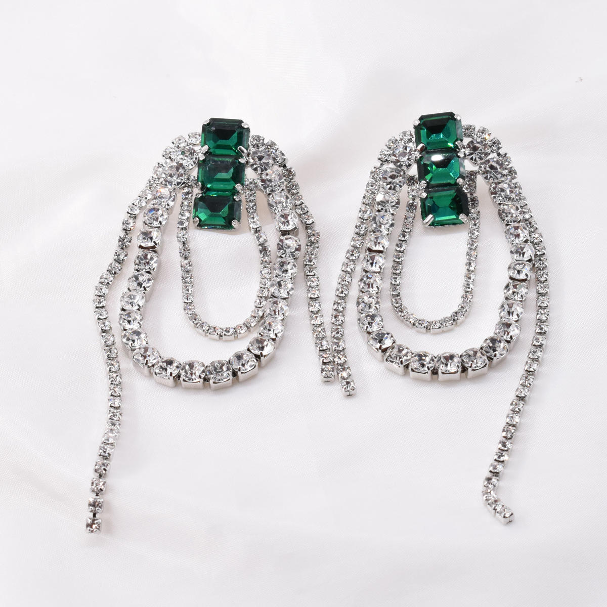 Emerald Siren Earrings