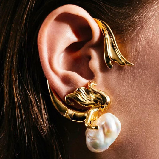 Ocean Empress Singal Ear cuffs