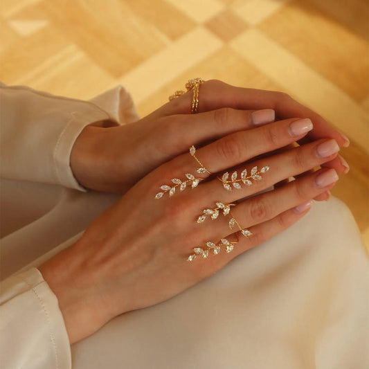 Verdant Grace Ring Set