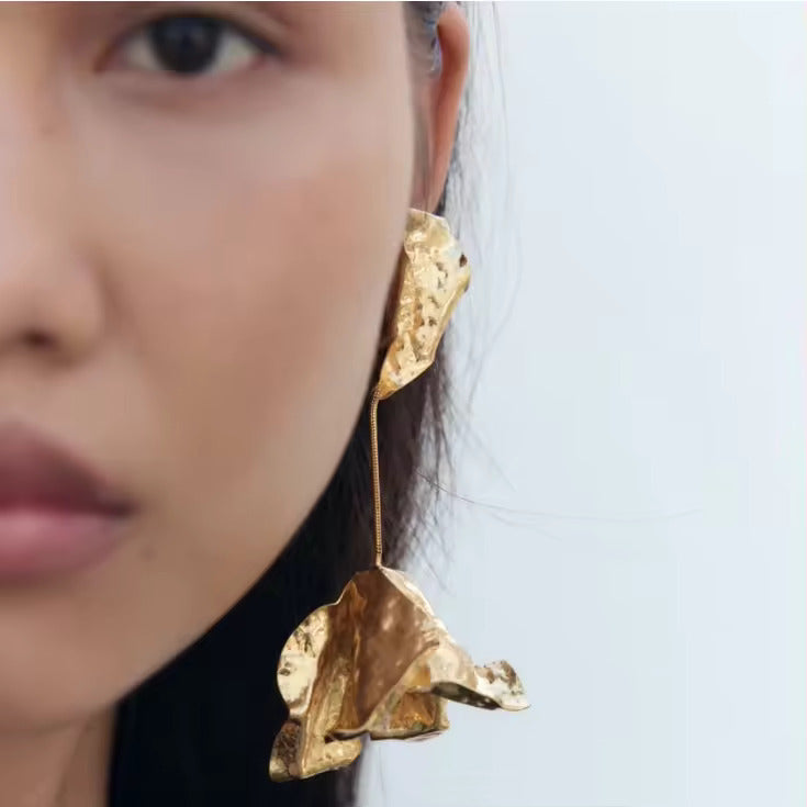 Flower Drop Earring