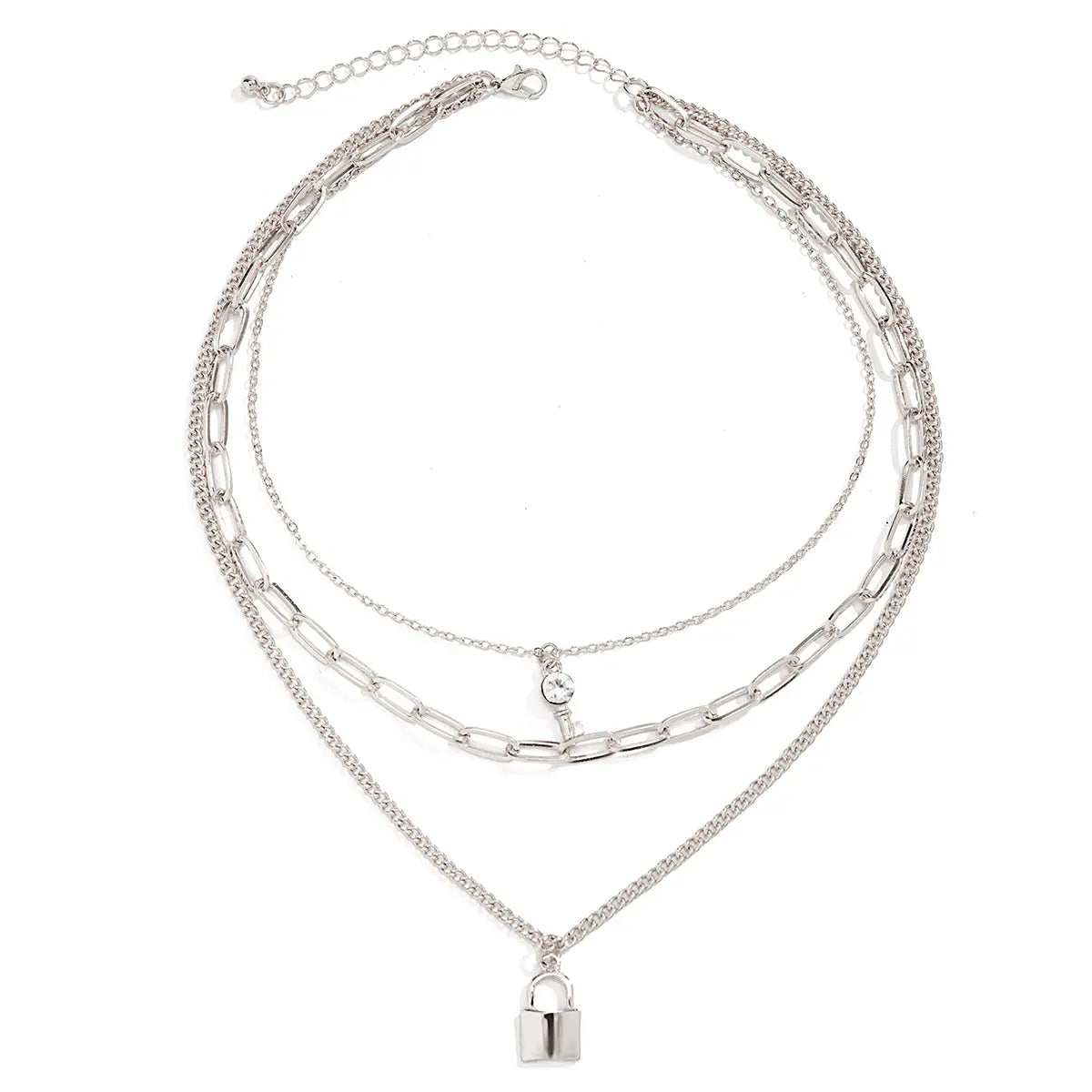 Lock & Key Layered Necklace