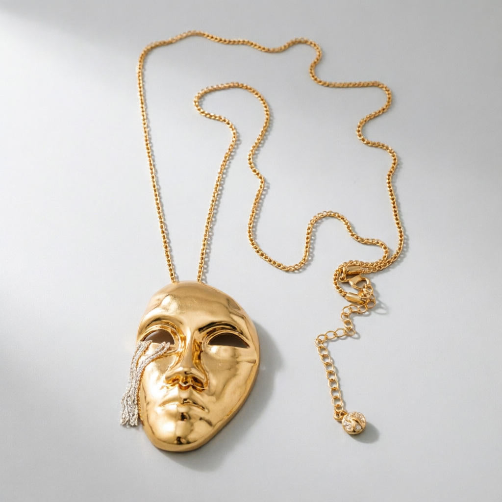 Mystique Mask Necklace