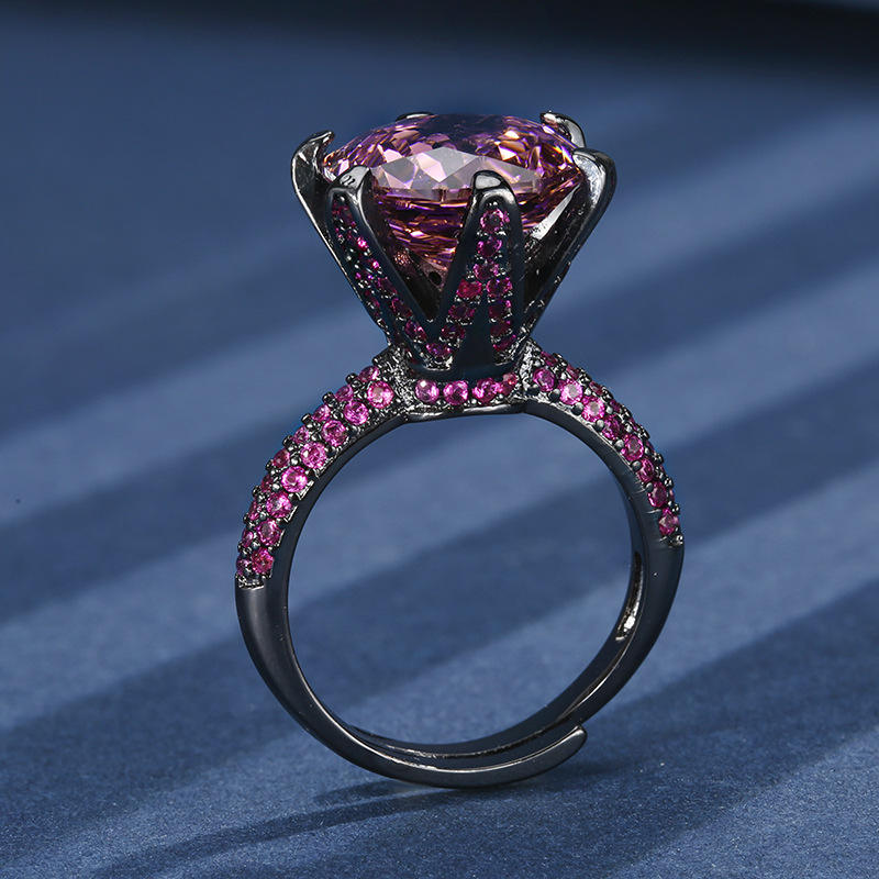 Rose Cut Cocktail Ring