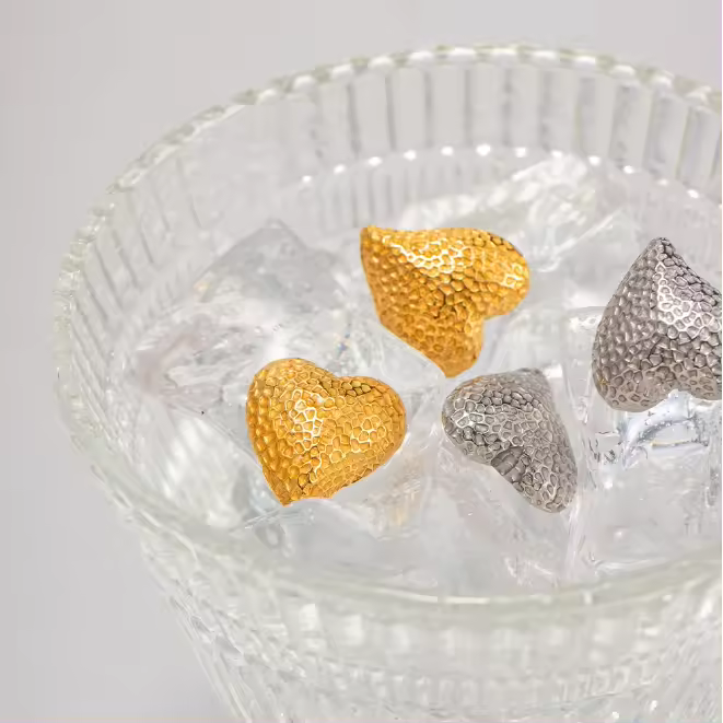 Heart Studs