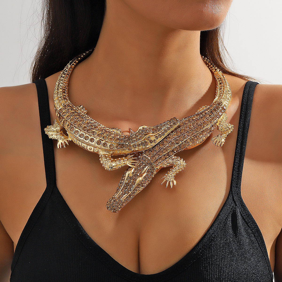 Croc Statement Necklace