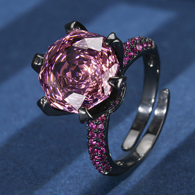 Rose Cut Cocktail Ring