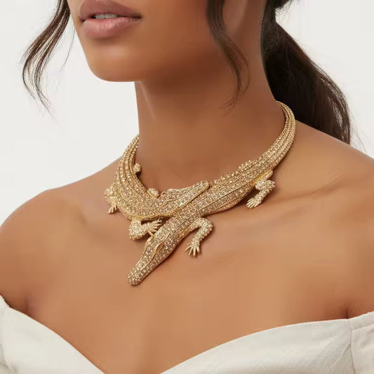 Croc Statement Necklace