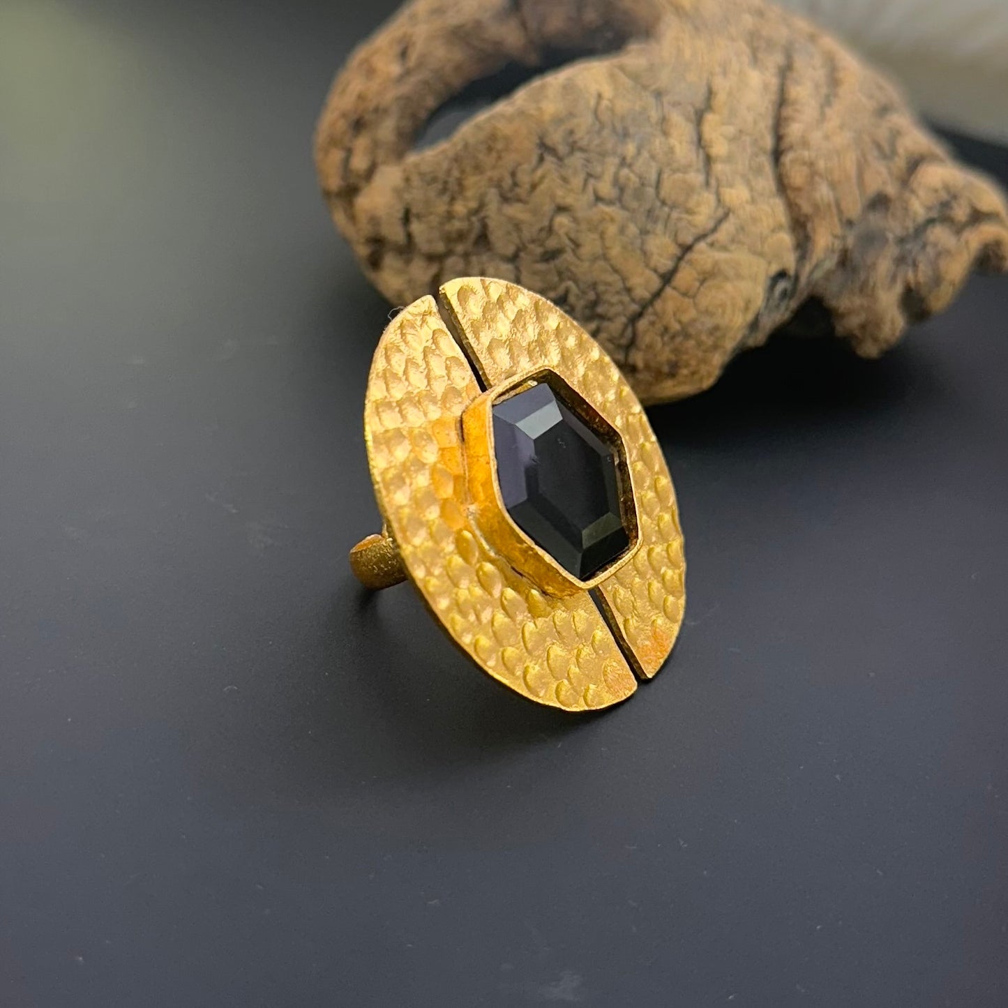 Gemstone Adjustable Ring