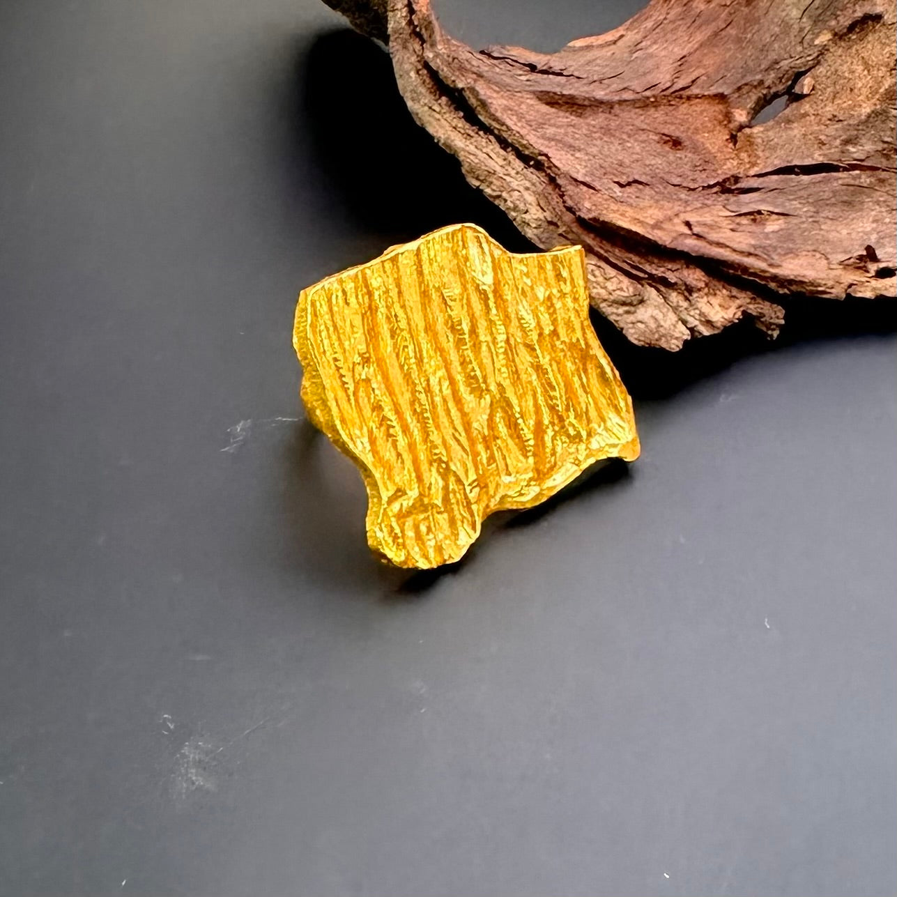 Irregular square Plating Ring