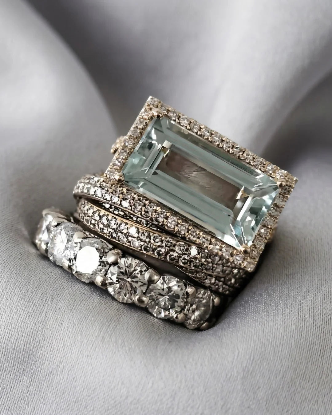 Crown Stack of 3 Rings
