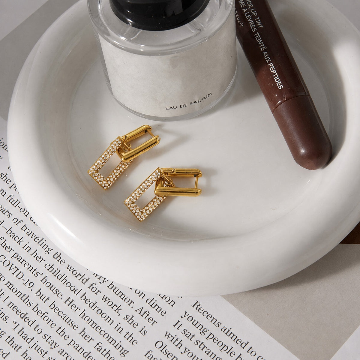 Linear Luxe Earrings