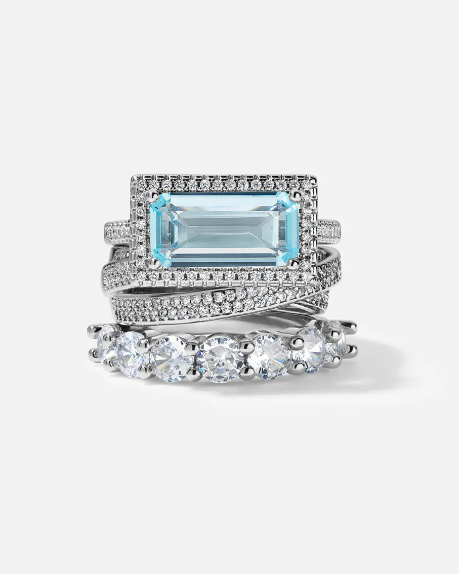 Crown Stack of 3 Rings